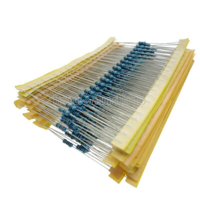 1/4W Resistance 1% Metal Film Resistor Bag 30 Kids Each 20PCS Total 600pcs