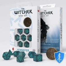 Q-Workshop The Witcher Yennefer - Sorceress Supreme Dice Set (8) D&D RPG