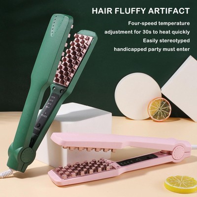 Volumizing Hair Iron Glätter Keramik Hair Crimper Fluffy Hair Curler