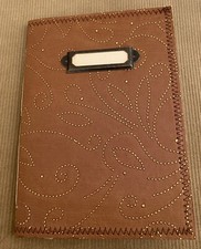 Handmade Upholstery Fabric Junk Journal/Unique/Craft/Journal/Scrapbook