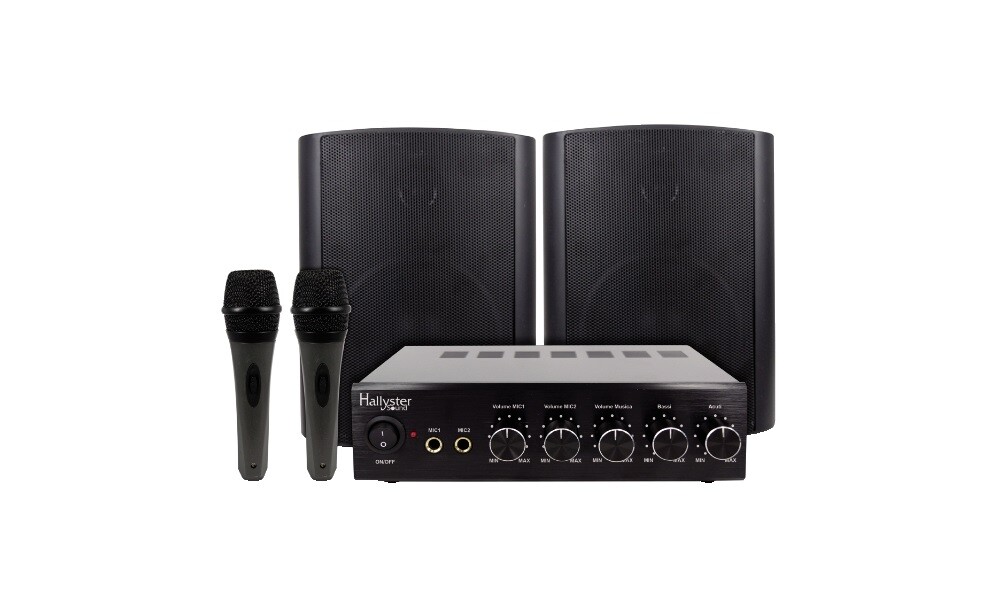CSK 04177000 Hallyster Karaoke Party Kit | Sistema Audio Completo Casa