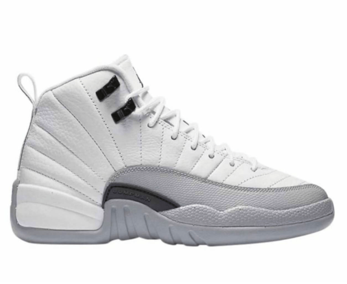 AIR JORDAN 12 RETRO 28.5cmグレー/ホワイト NIKE Air Jordan 12 Retro 'Wolf Grey' Sneakers Size 6.5Y | eBay