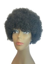 Deluxe Quality Sepia Brand Small Afro Wig 301K Black Brown Or Blonde