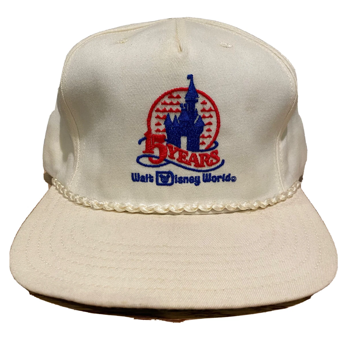 Walt Disney World 15 Years Vintage 1986 New Era Snapback Hat Cap