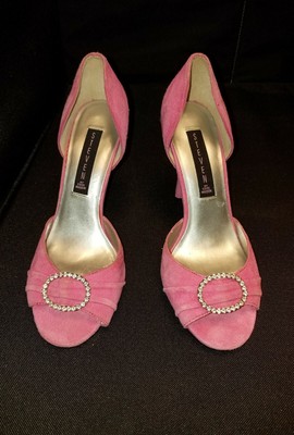 steve madden pink suede heels