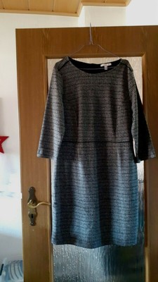 elegantes Langarm-Kleid, XXL, Esprit, schw/weiß/rot, NEU