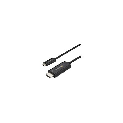 StarTech.com 2 m (6 ft.) USB-C to HDMI Cable 4K at 60 Hz Black (CDP2HD2MBNL)