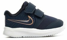 Nike Kids Star Runner 2 TDV Infant/Toddler , AT1803 402 Multi Sizes Navy/Bron