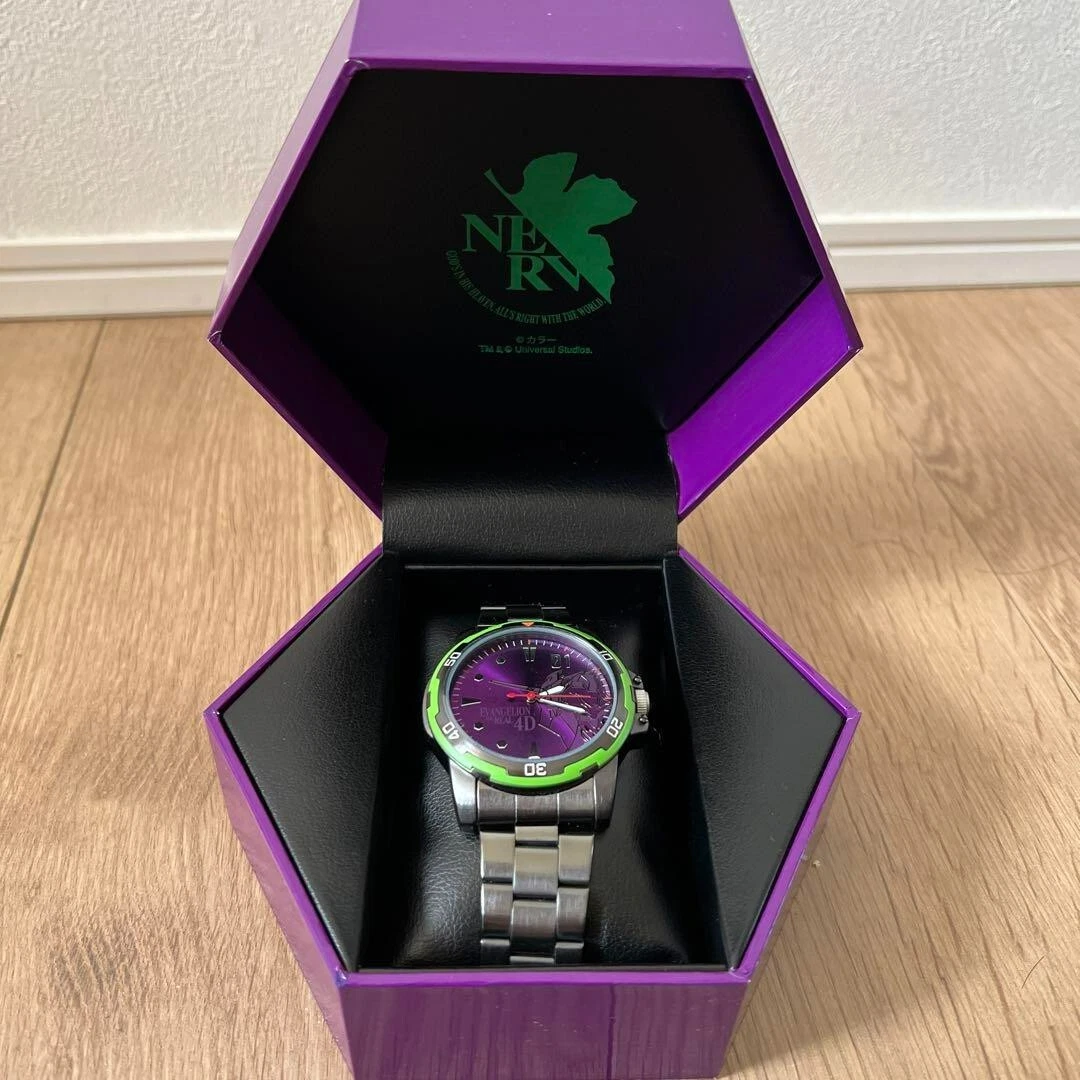 USJ Evangelion Wrist Watch Unit 01 Model Limited Universal Studios