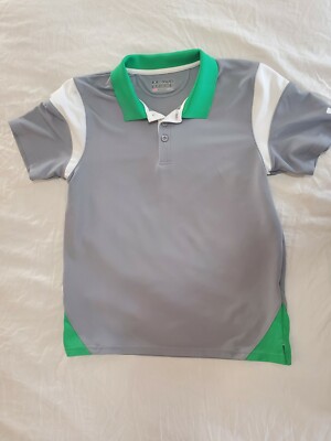 Under Armour Golf Polo Collar Boys T-Shirt Size Large Color Gray