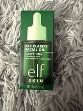 e.l.f. Skin PLZ Clarify Facial Oil 2 Salicylic Acid Acne Treatment 1 fl oz New