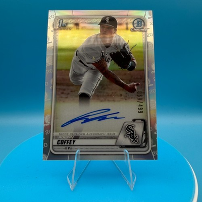 #ad 2020 Bowman Chrome Draft Adisyn Coffey 1st Auto Refractor CDA AC 499 White Sox $1.99