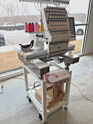 BAi THE MIRROR Demo Embroidery Machine with Technical Service and Warranty.