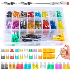 310Pcs Car Fuses Assortment Kit, Standard & Mini & Low Profile Mini Blade Aut...