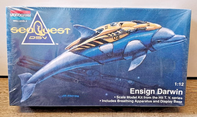 Monogram Seaquest DSV Skill Level 2 Ensign Darwin 1:12 Bausatz unbespielt OVP