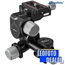 OPEN Leofoto GW-01 3-Way Tripod Head Ball Head with Plate /Arca Swiss