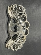 ROCK REBEL belt buckle TREAT ME RIGHT