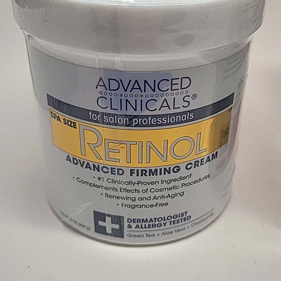 Advanced Clinicals Retinol Body Cream + Encapsulated Retinol Face Moisturizer - Image 2 of 4