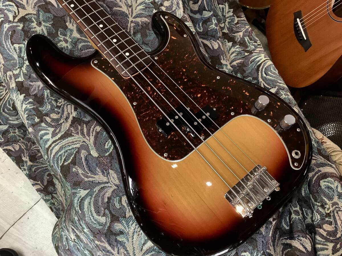 Fender Japan PB-62 Precision Bass 3TS 3-Tone Sunburst 4-String MIJ Electric