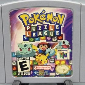 Pokemon Puzzle League Nintendo 64 N64, Authentic💯 Cleaned & Tested✅ Free Ship
