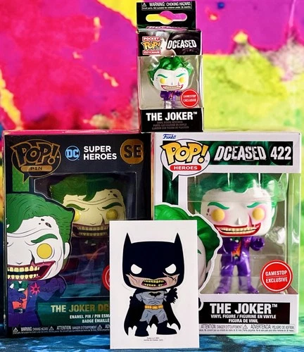DCeased Gamestop Exclusive Funko POP! Box: The Joker #422 - 4 pcs with Box