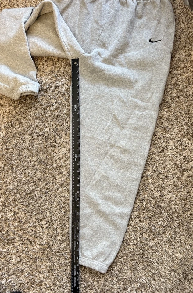 Pantalones deportivos vintage Nike para hombre talla XL gris forrados de lana hechos en EE. UU. Foto 4 de 4
