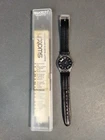 Swatch SFK116 Skin Pure Black Watch Ultra Slim In Original Box With Papers BVOML