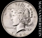 1924 Silver Peace Dollar - Choice Gem Brilliant Uncirculated++  Lustrous  #L2997
