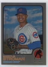 2022 Heritage High Number Chrome Silver Bordered Refractor Marcus Stroman sh7