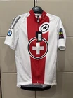 NWT Assos SS Swiss Federation Suisse BMW Cycling Jersey Shirt Top Bike Men Sz L