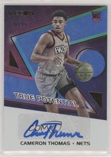 2021 Panini Recon True Potential Signatures Blue 38/49 Cameron Thomas Auto 0s4q