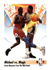 1991-92 SkyBox #333 Michael vs. Magic