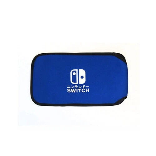 Nintendo Switch Soft Neoprene Cloth Pouch Cover protettiva per calzino nero blu - Immagine 4 di 4
