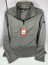 The North Face Women’s Medium Tech Fleece Performance Pullover 1/4 Zip - Asphalt
