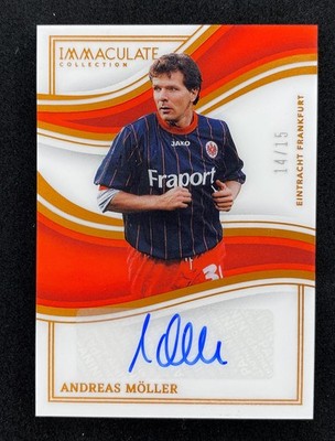 2023-24 Panini Immaculate Andreas Möller Auto /15 Frankfurt