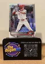 2025 Bowman Draft Steele Hall 1st Bowman Mojo Refractor #BDC-20 Reds RC