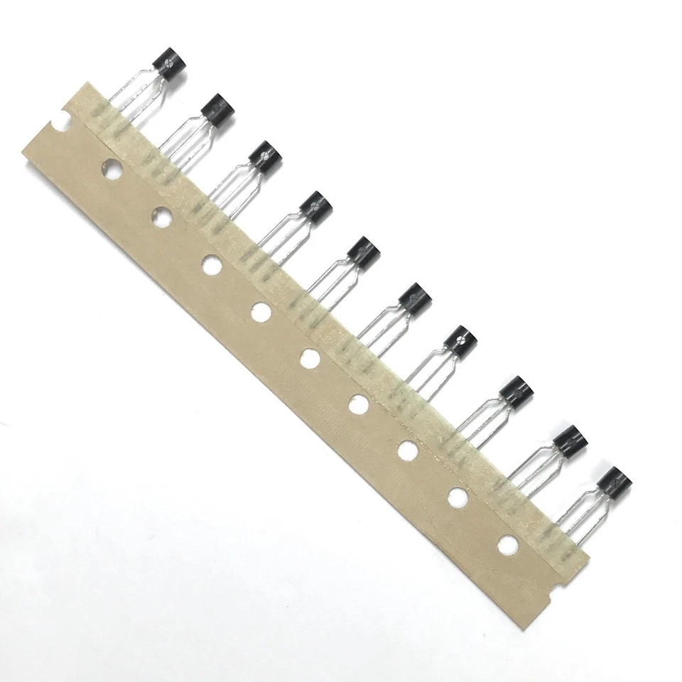 (PKG of 10) MPSA93 PNP BJT High Voltage Transistors, 200V 0.5A, TO-92, Motorola - Image 2 of 2