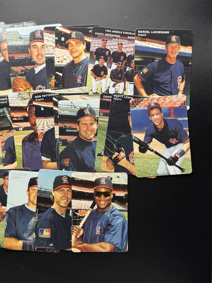 1994 Mothers Cookies CALIFORNIA ANGELS 28 Card Team Set With BO JACKSON #7 - Image 4 of 4