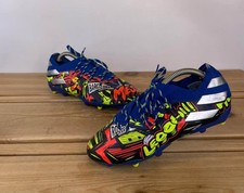 Adidas Nemeziz Messi Soccer Cleats Blue/Multi-Color Youth Size 4