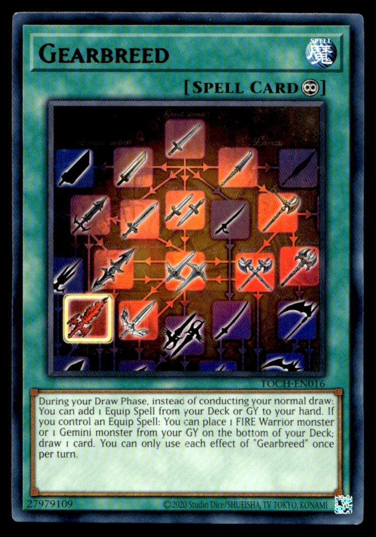 Gearbreed Toon Chaos TOCH-EN016 MP YuGiOh TCG | Buy 3 Get 5 Free