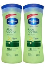 2 PK Vaseline Intensive Care Aloe Smooth Body Lotion 13.5 FL oz /400ML