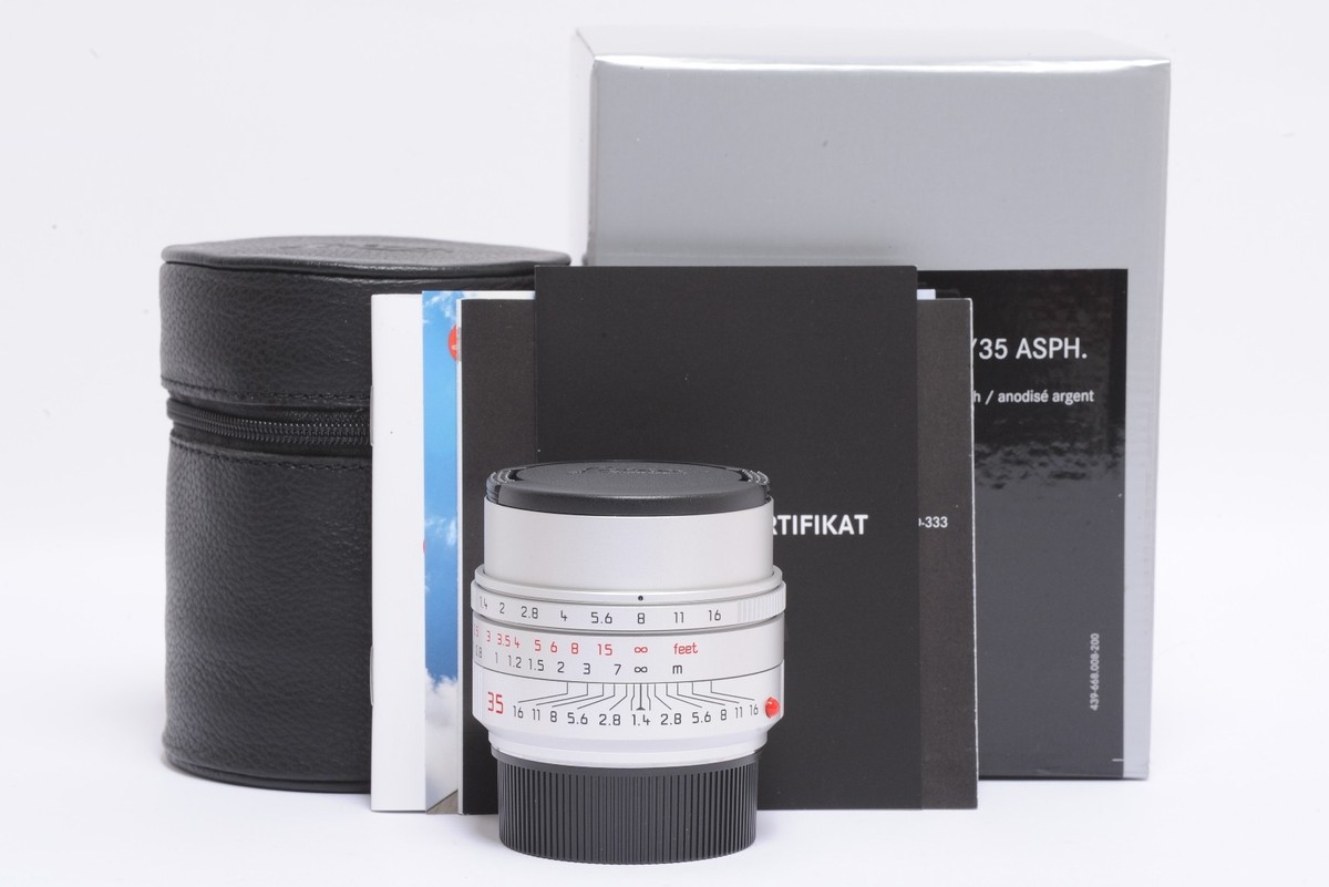 BRAND NEW] Leica Summilux-M 35mm F/1.4 ASPH. FLE II Lens Silver