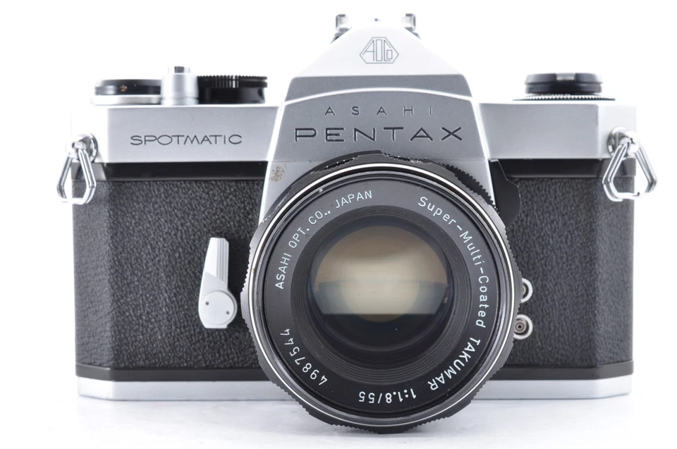 [N.MINT] Pentax Spotmatic SP Film Camera w/Super Takumar 55mm f/1.8 JAPAN #0426 - Image 2 of 4