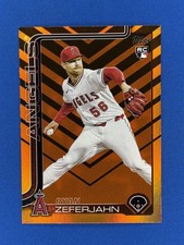 2025 Topps Update #US324 Ryan Zeferjahn Rookie Holiday Foil RC Angels