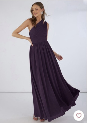 NWT* Azazie “Molly” Plum Purple Bridesmaid Prom Dress Evening Gown NEW A4 |  eBay