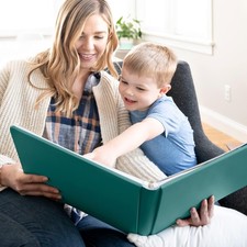 Creative Memories 12 x 12 Foiled Album Cover Hunter Green Retired Rare New