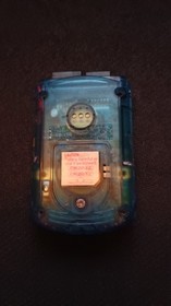 Dreamcast VMU;  Clear Blue, Works but NO DISPLAY