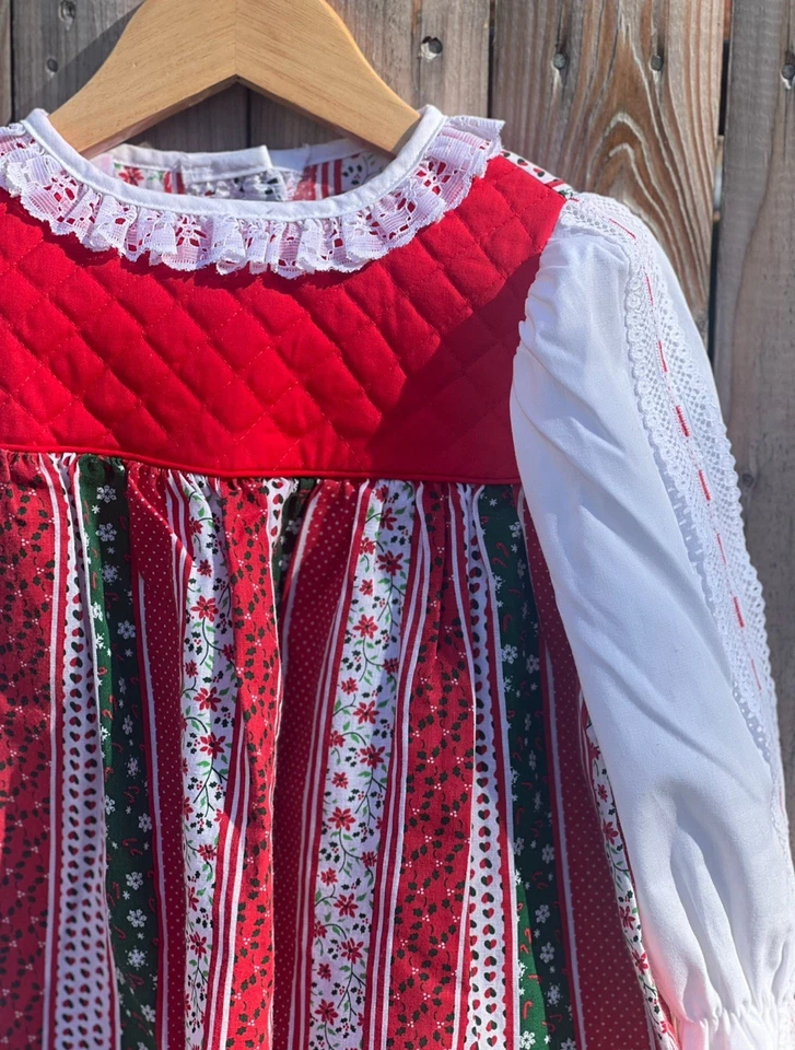 Vintage Christmas Sears Dress - Image 2 of 4