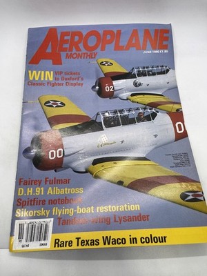 Aeroplane Monthly Magazine June 1990 Vol 18 No 6 Six Diamonds D.H.91 Albatross