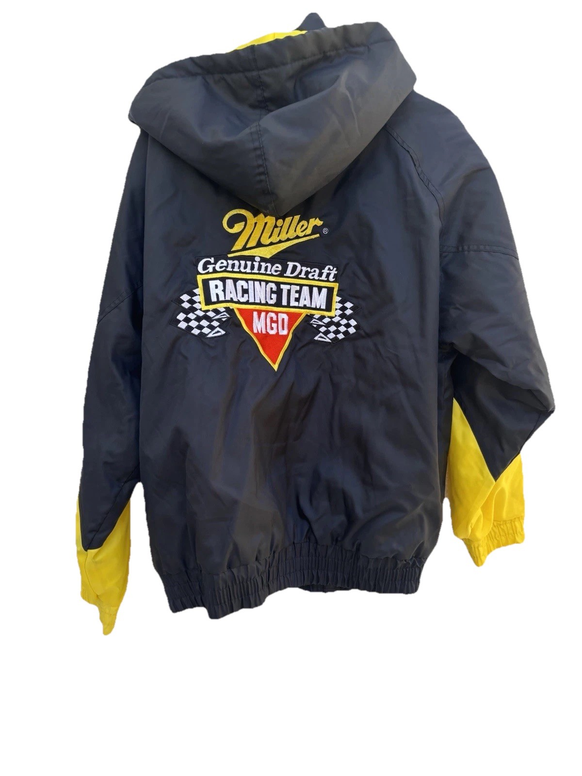 Vintage Rusty Wallace Miller Genuine Draft Nascar Racing Full Zip Jacket XL